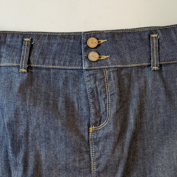 Paige Denim Skirt with Flouncy Ruffle on Back size 28 - Picture 4 of 5
